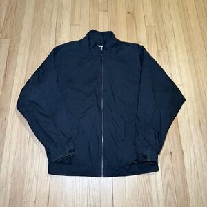 FootJoy Jacket Men Large Black Tour DryJoys Collection Windbreaker Full Zip Golf